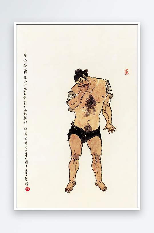 高清水浒人物中式装饰画-众图网