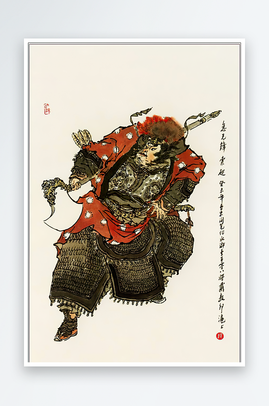 高清水浒人物中式装饰画-众图网