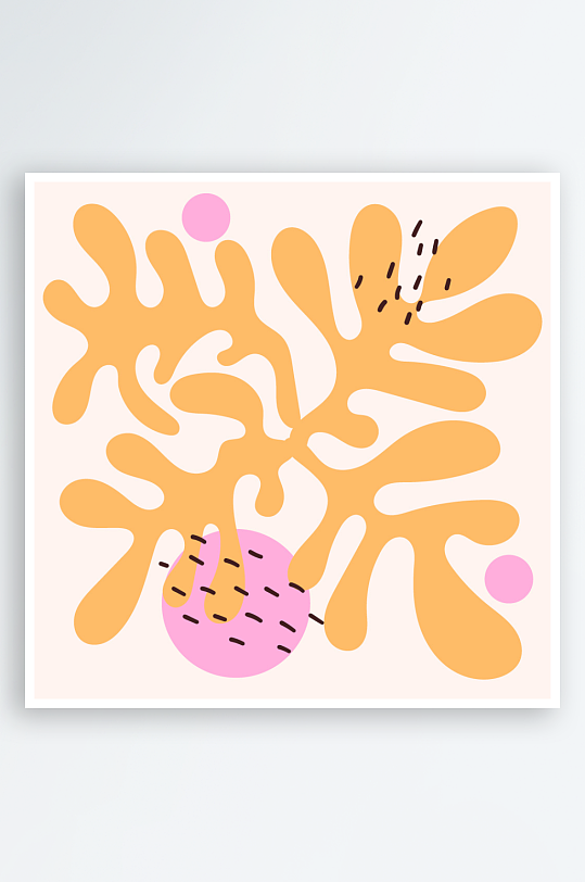 创意矢量抽象装饰画-众图网