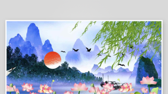 创意大气中国风视频背景-众图网
