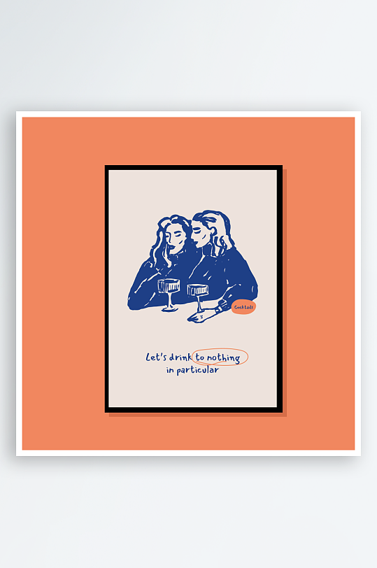 创意矢量食物装饰画-众图网