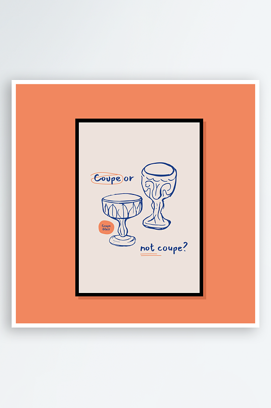 创意矢量食物装饰画-众图网