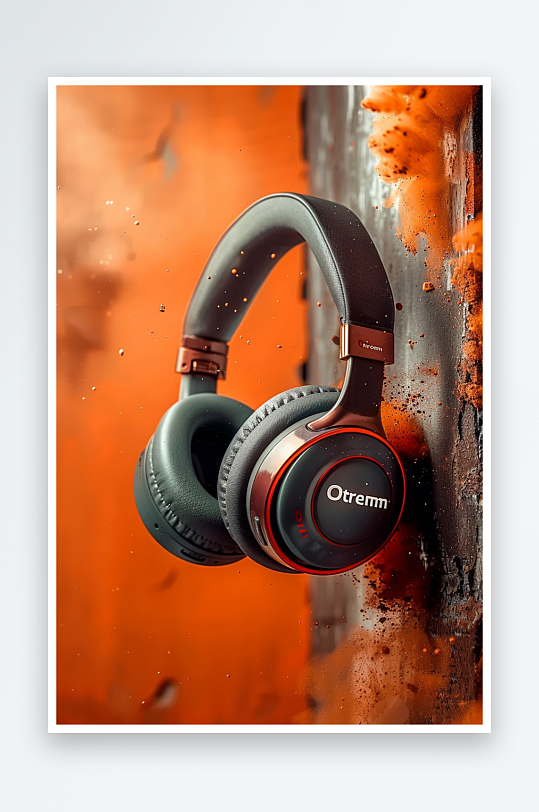 创意头戴式耳机摄影-众图网