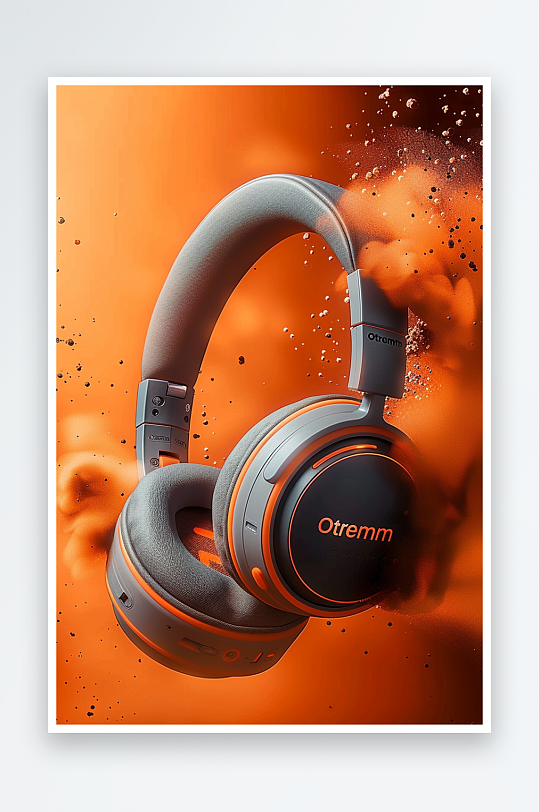 创意头戴式耳机摄影-众图网