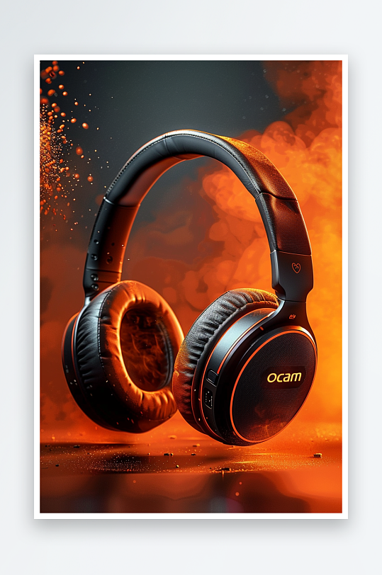 创意头戴式耳机摄影-众图网