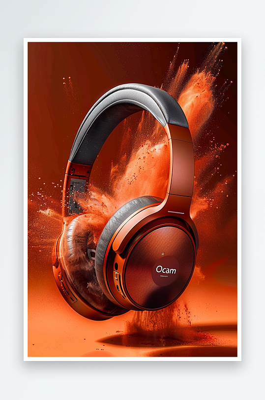 创意头戴式耳机摄影-众图网