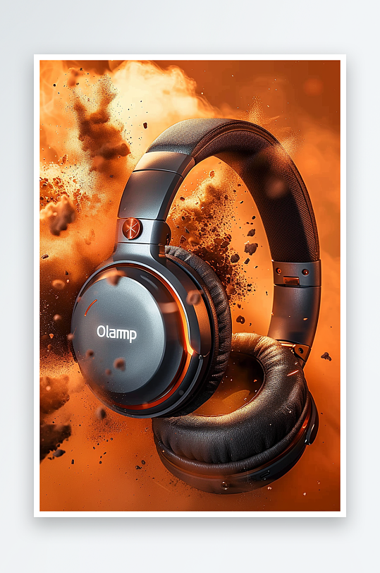 创意头戴式耳机摄影-众图网