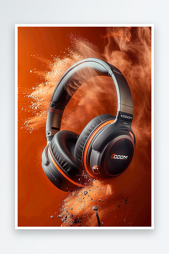 创意头戴式耳机摄影-众图网