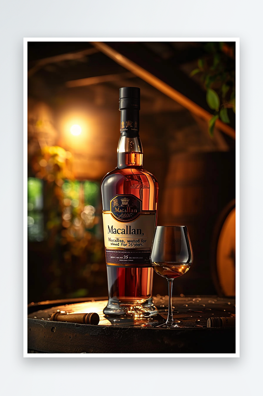 美味威士忌洋酒摄影-众图网