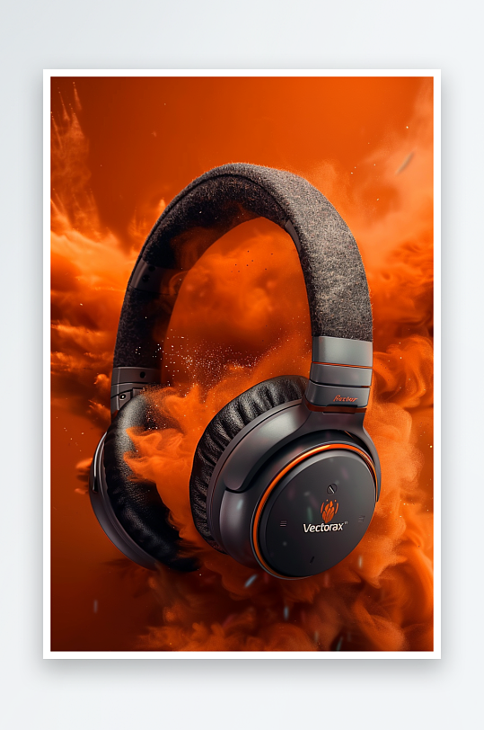 创意头戴式耳机摄影-众图网