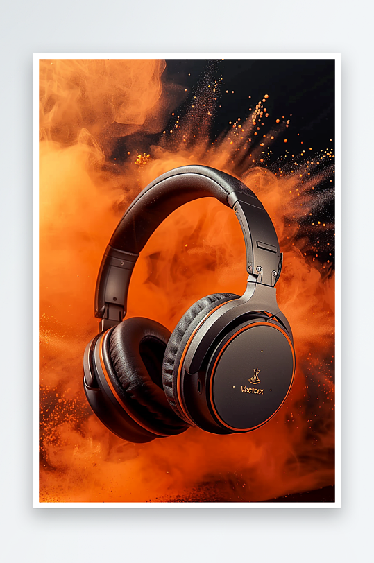 创意头戴式耳机摄影-众图网