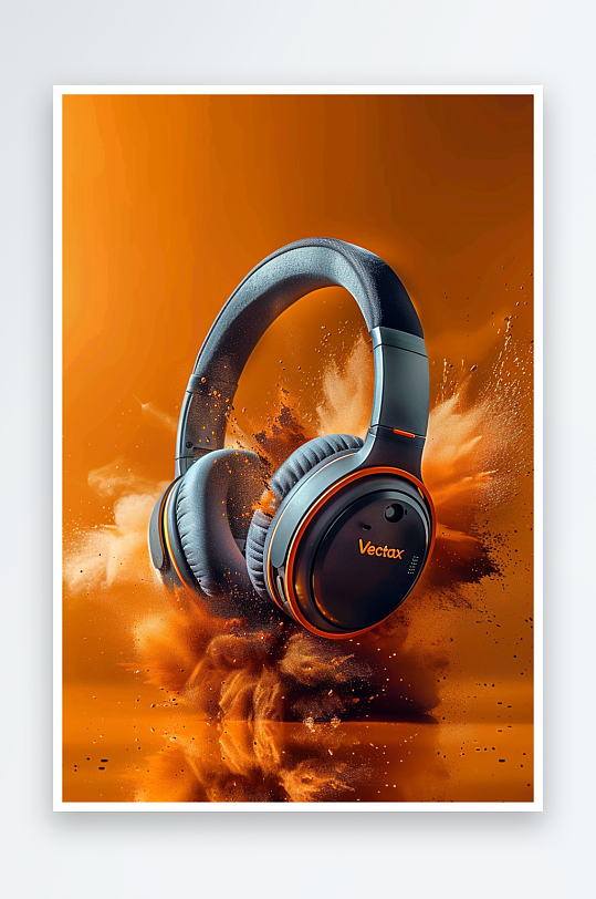 创意头戴式耳机摄影-众图网