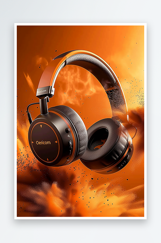 创意头戴式耳机摄影-众图网