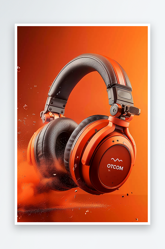 创意头戴式耳机摄影-众图网