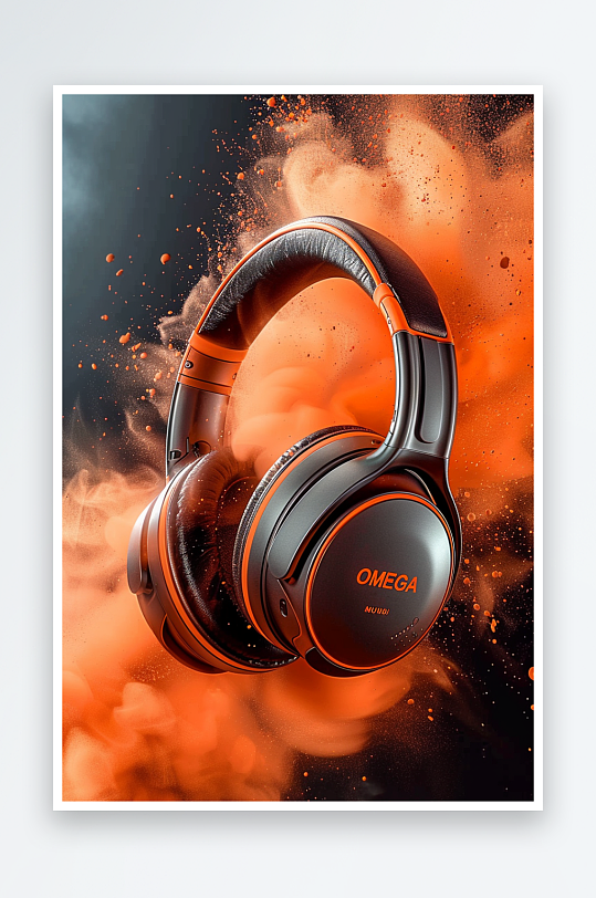 创意头戴式耳机摄影-众图网