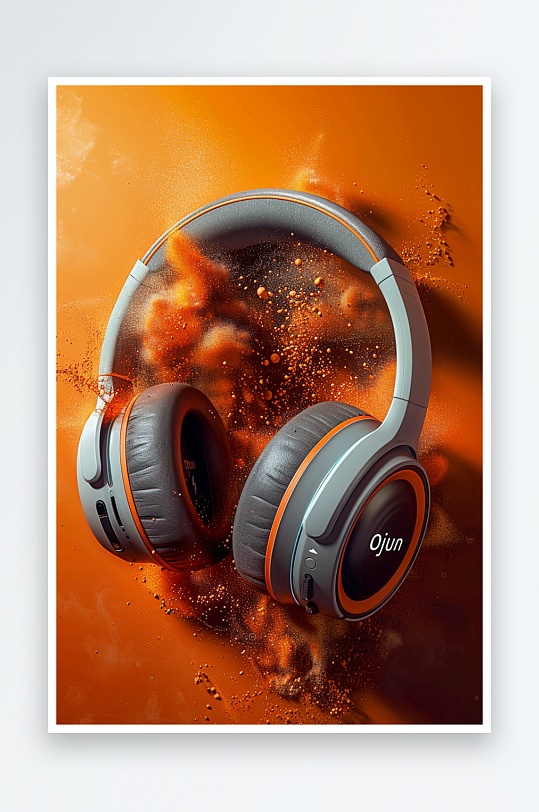 创意头戴式耳机摄影-众图网