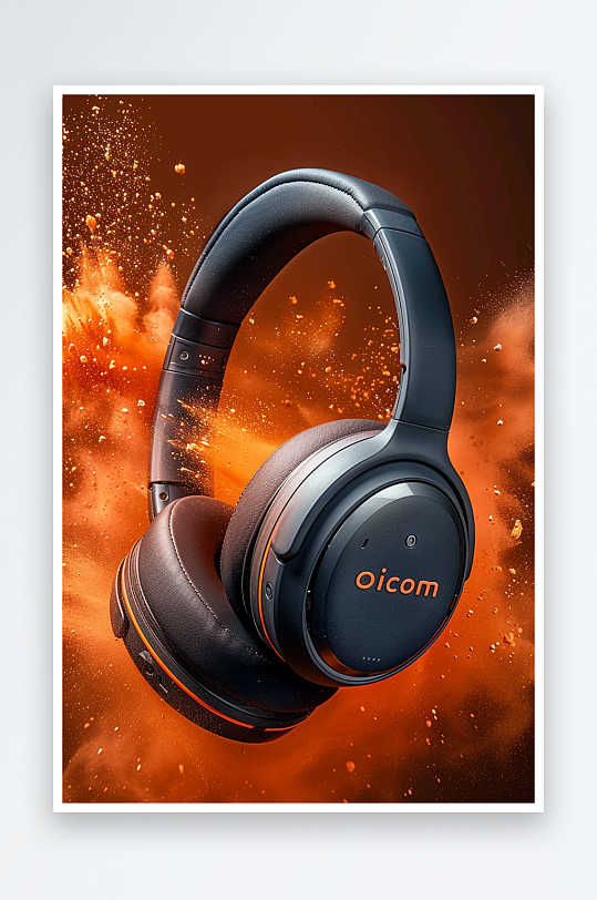 创意头戴式耳机摄影-众图网