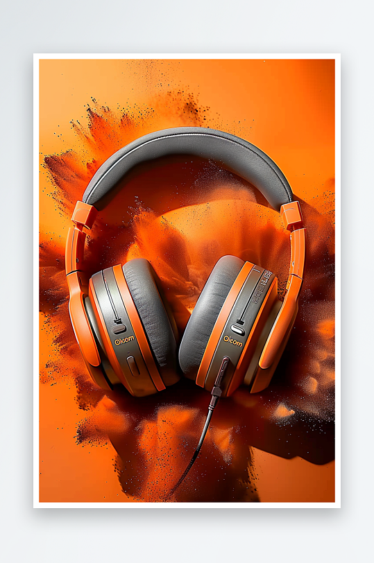 创意头戴式耳机摄影-众图网