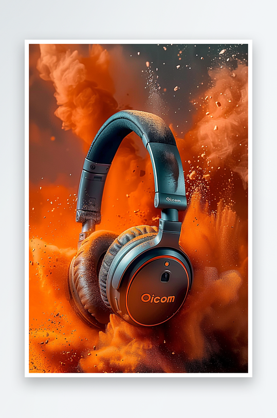 创意头戴式耳机摄影-众图网