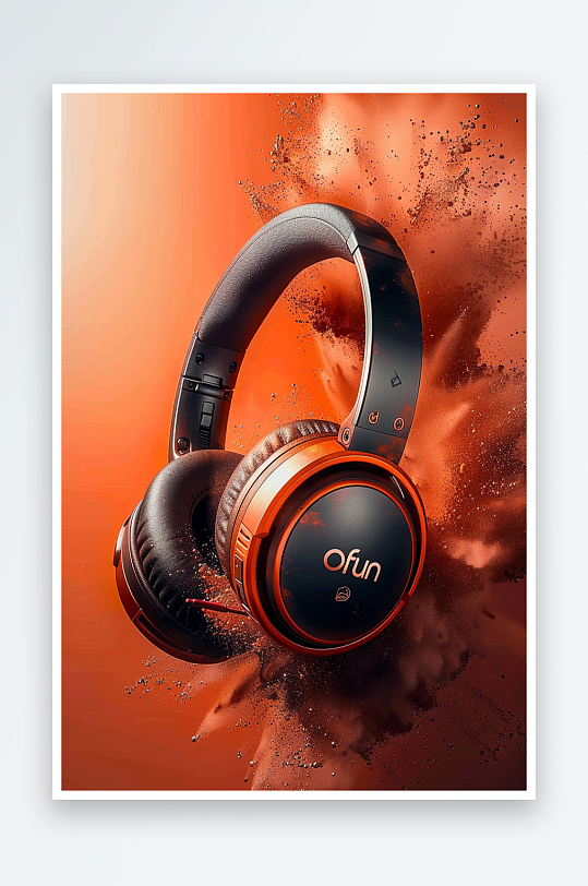 创意头戴式耳机摄影-众图网