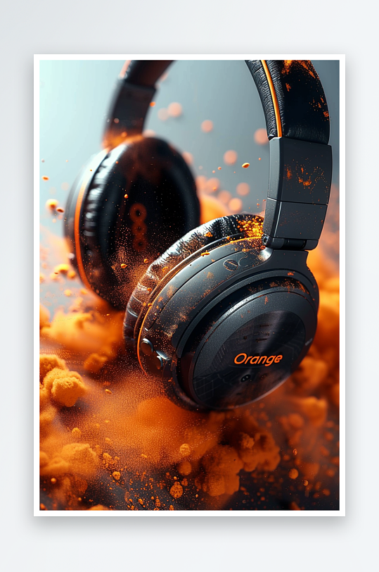 创意头戴式耳机摄影-众图网