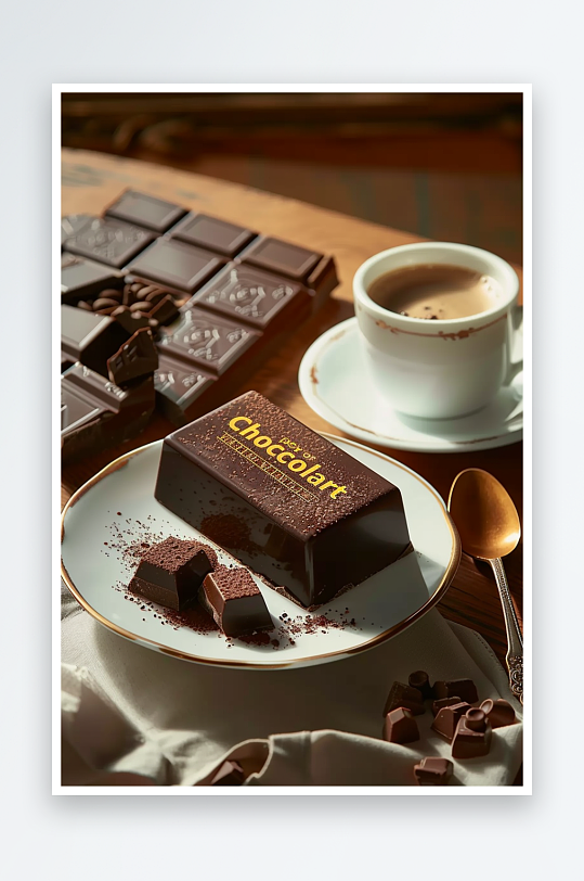美味巧克力咖啡场景-众图网