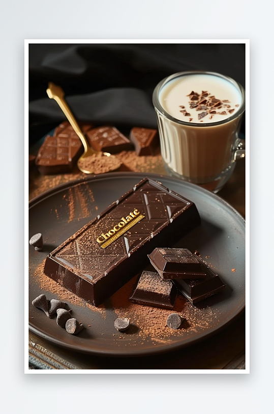 美味巧克力咖啡场景-众图网