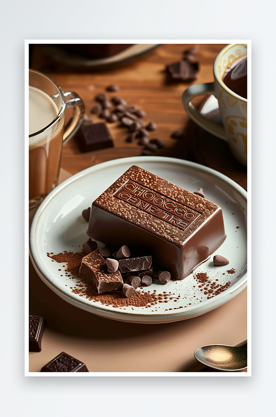 美味巧克力咖啡场景-众图网