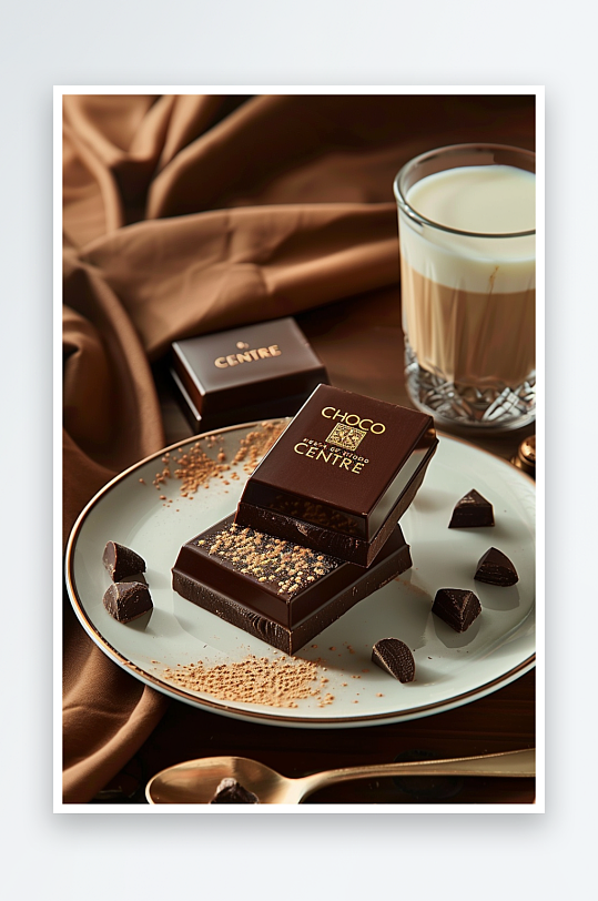 美味巧克力咖啡场景-众图网