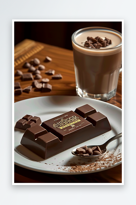 美味巧克力咖啡场景-众图网