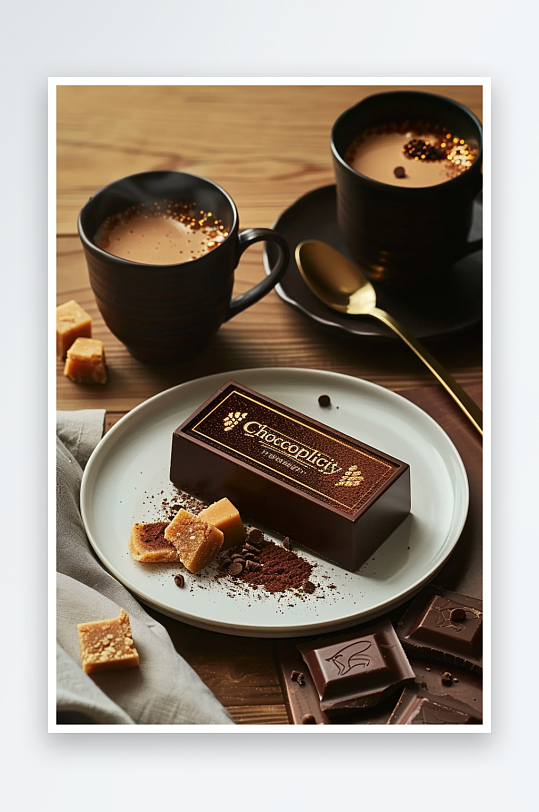 美味巧克力咖啡场景-众图网
