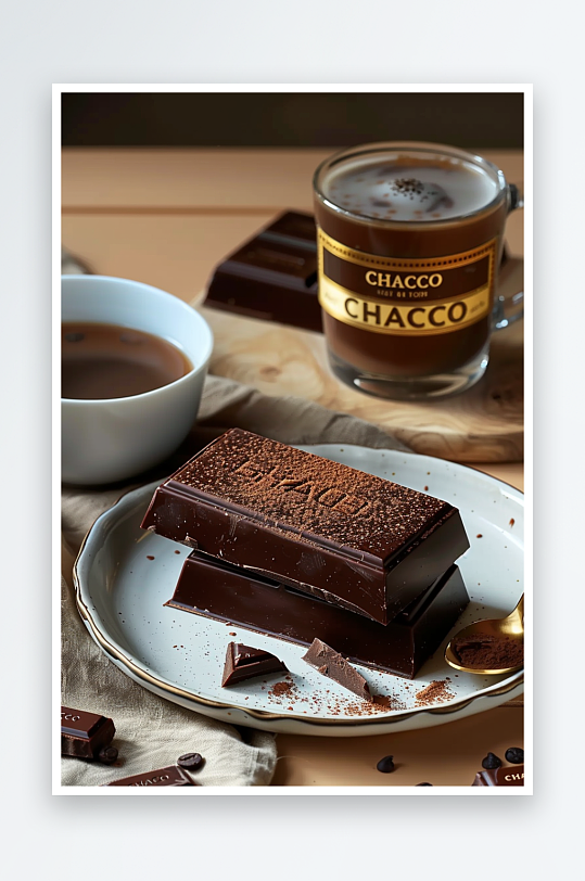 美味巧克力咖啡场景-众图网