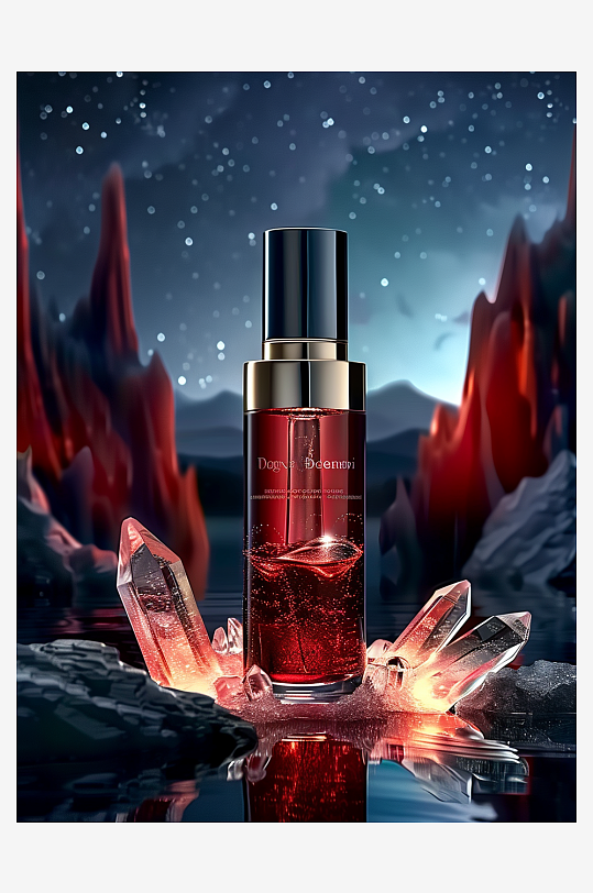 创意爽肤水美妆摄影-众图网