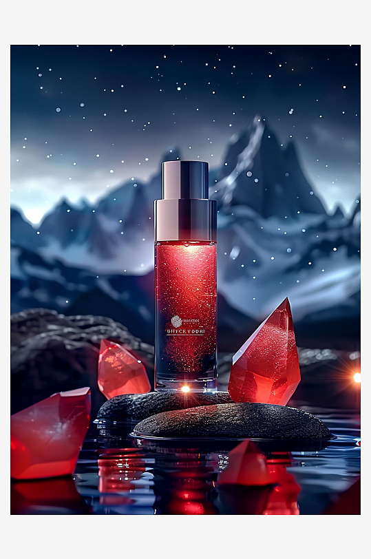 创意爽肤水美妆摄影-众图网