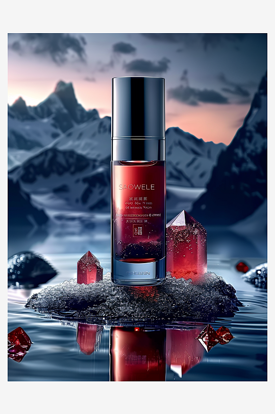 创意爽肤水美妆摄影-众图网