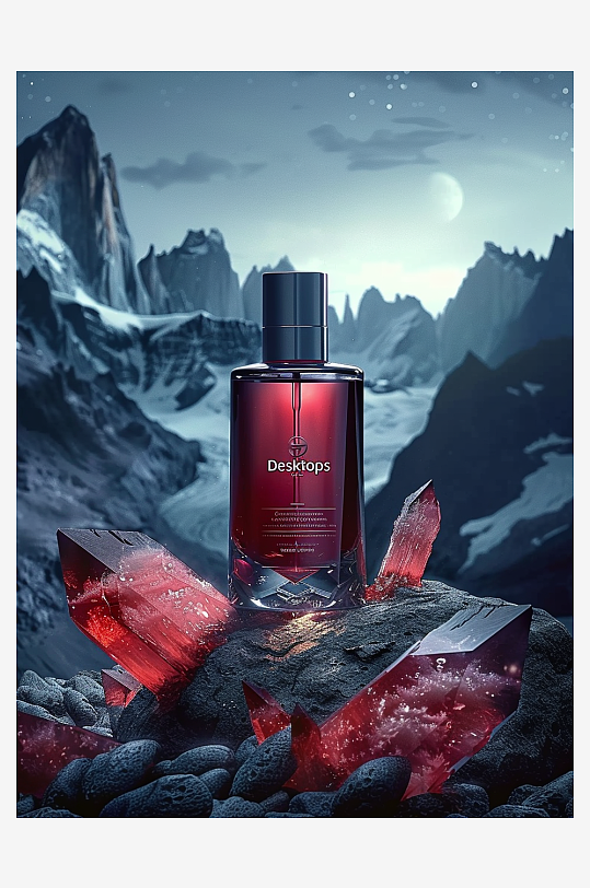 创意爽肤水美妆摄影-众图网