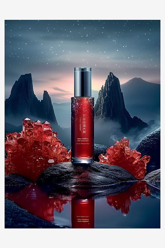 创意爽肤水美妆摄影-众图网