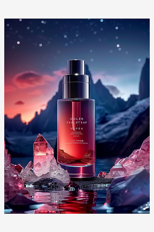 创意爽肤水美妆摄影-众图网