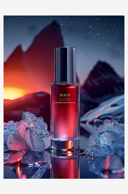 创意爽肤水美妆摄影-众图网