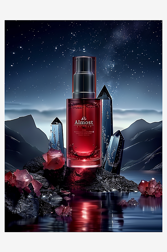 创意爽肤水美妆摄影-众图网