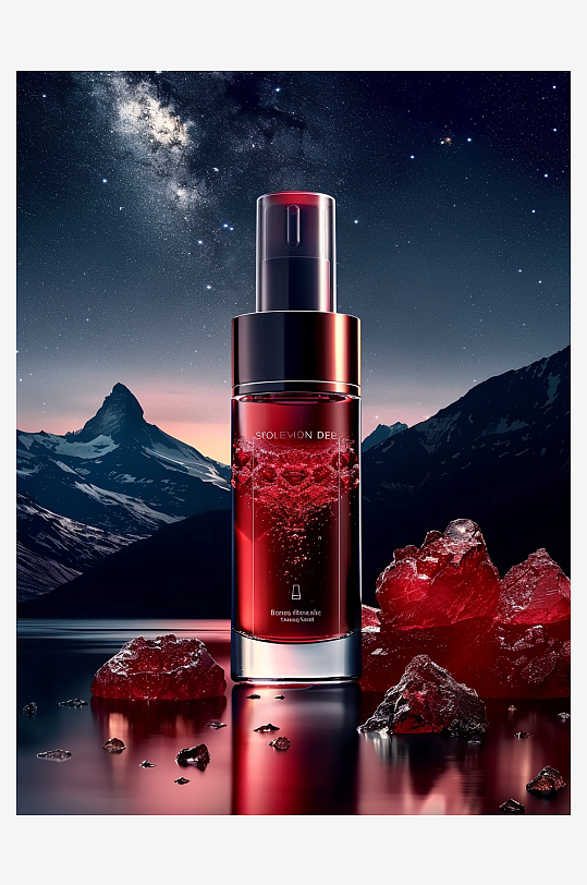 创意爽肤水美妆摄影-众图网