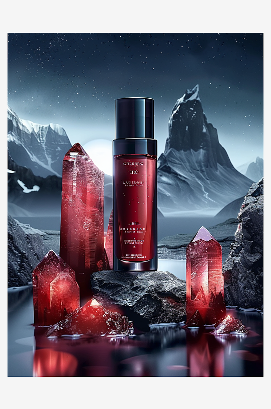 创意爽肤水美妆摄影-众图网