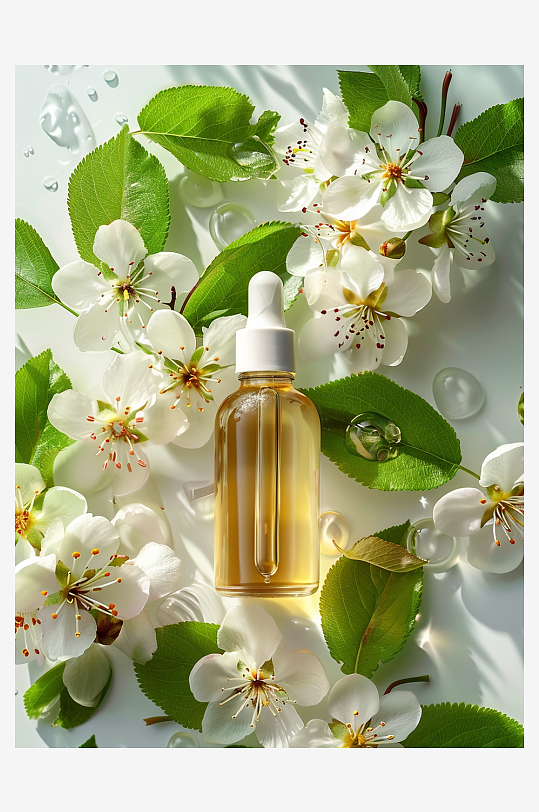 创意精华油美妆摄影-众图网