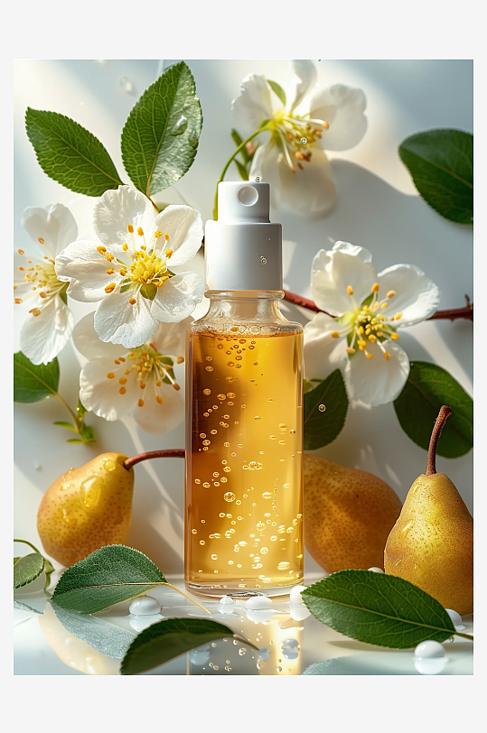 创意精华油美妆摄影-众图网