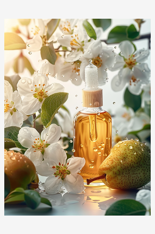 创意精华油美妆摄影-众图网