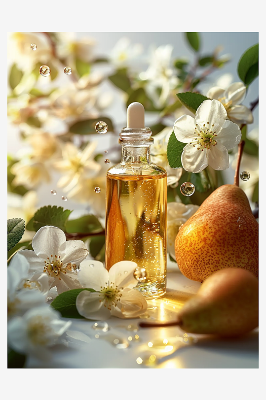 创意精华油美妆摄影-众图网