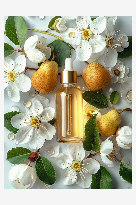 创意精华油美妆摄影-众图网