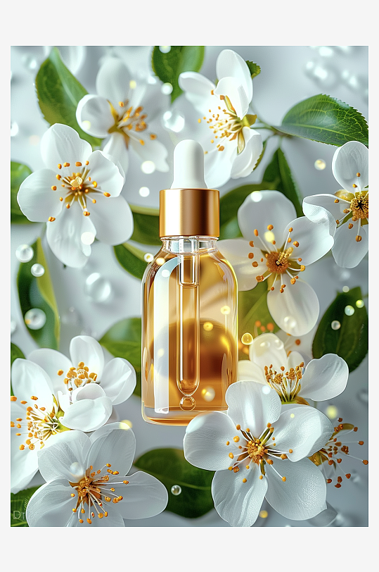 创意精华油美妆摄影-众图网