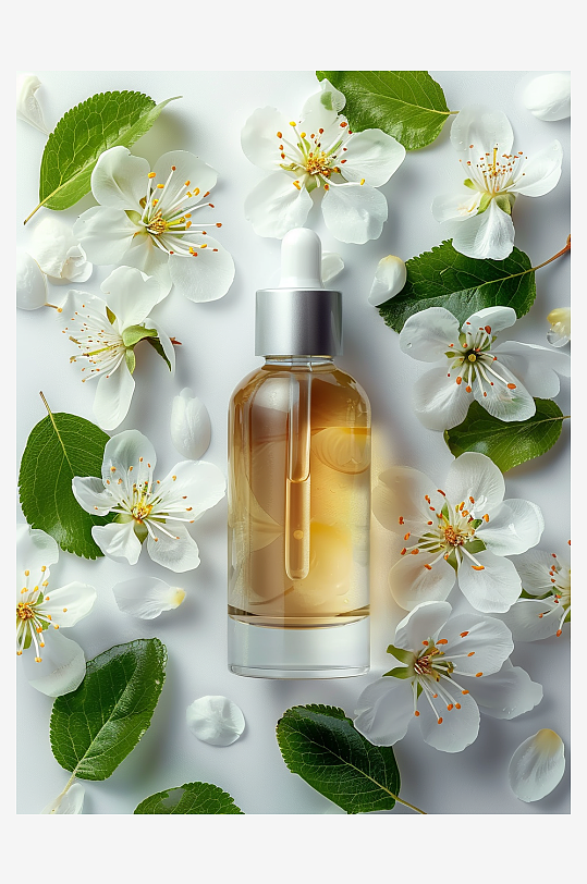 创意精华油美妆摄影-众图网