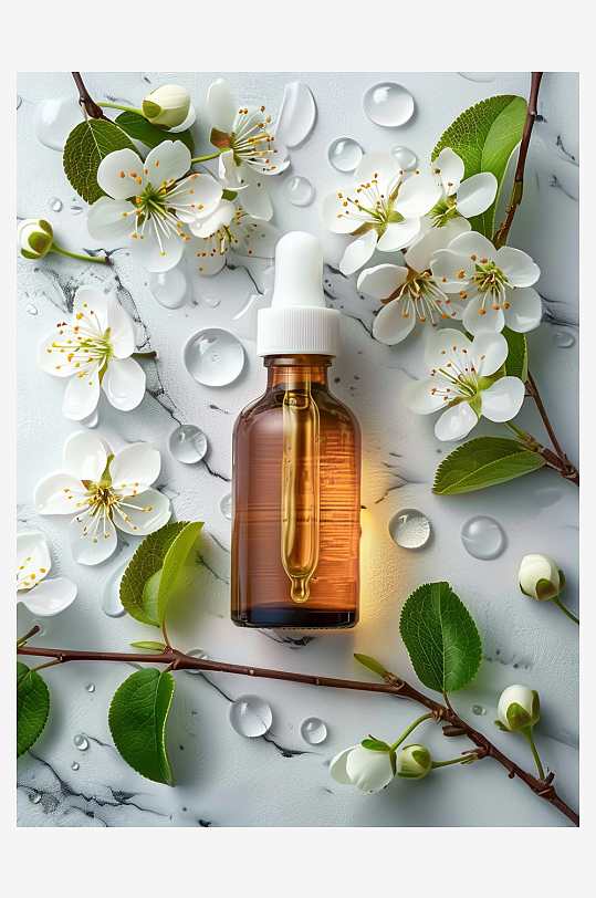 创意精华油美妆摄影-众图网